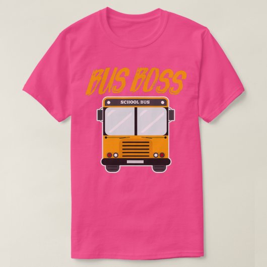 Bus Boss Funny School Bus Driver Classic TShirt (Design devant)