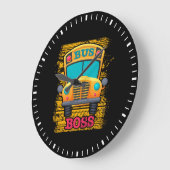 Bus boss - schoolbuswaardering grote klok (Hoek)