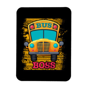 Bus boss - schoolbuswaardering magneet