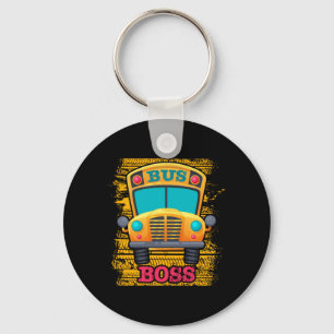 Bus boss - schoolbuswaardering sleutelhanger