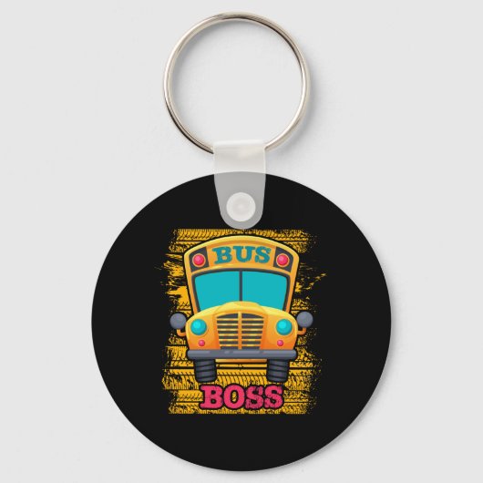 Bus boss - schoolbuswaardering sleutelhanger (Voorkant)