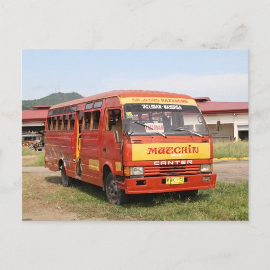 Bus Briefkaart (Voorkant)