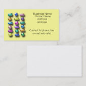 Bus. Carte - Boutons 3D (Devant / Derrière)