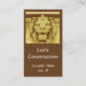 Bus. Carte - Élément architectural (Devant)