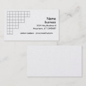 Bus. Carte - Grille de coin (Devant / Derrière)