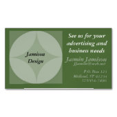 Bus. Carte (mag) - Cercles et Diamètre Graphique (devant)