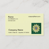 Bus. Carte - motif Crochet - Daisy (Devant)