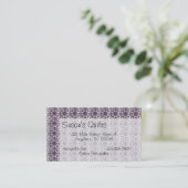 Bus. Carte - Motif de courtepointe - Éclats de fil (Debout devant)