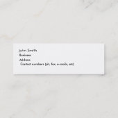 Bus. Carte - Mouettes sur Cliff (Dos)