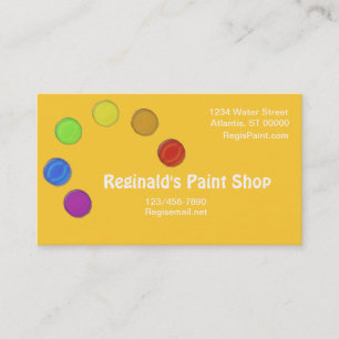 Bus. Carte - Palette de peinture