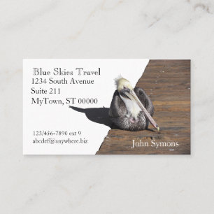 Bus. Carte - Pélican sur la jetée