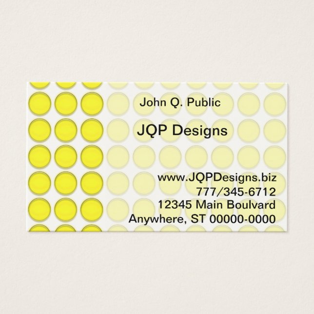 Bus. Carte - Points Jaunes (Devant)