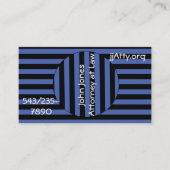 Bus. Carte - Rayures Illusion Optique (Devant)