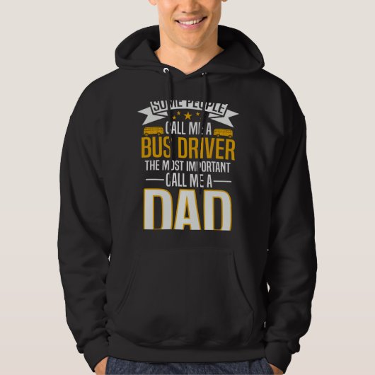 Bus Driver Dad Hoodie (Voorkant)