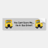 Bus Driver Scare (aanpasbaar) Bumpersticker (Voorkant)