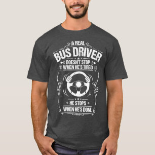 Bus Driver School Bus Driver Gift Cadeau Busman T-shirt
