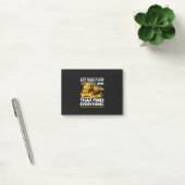 Bus-driver zet hem uit post-it® notes (Kantoor)