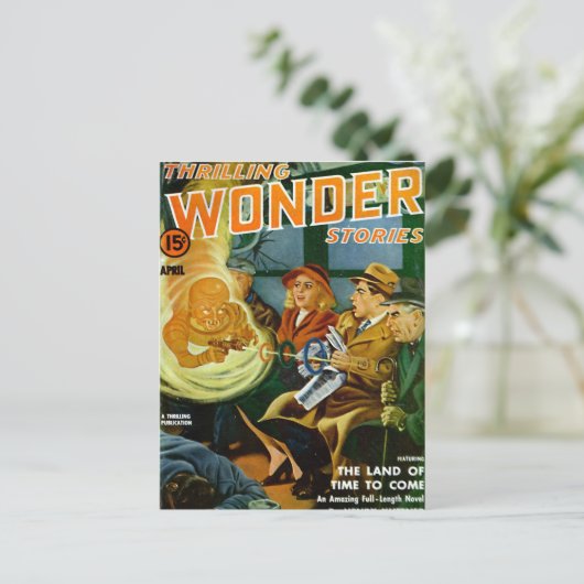 Bus Ghost Briefkaart (Staand voorkant)