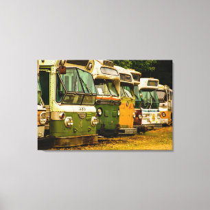BUS GRAVEYARD CANVAS PRINT