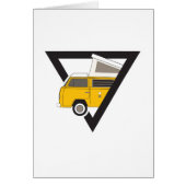 bus jaune classique triangle (Devant)