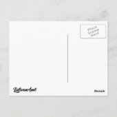 bus met baby briefkaart (Achterkant)