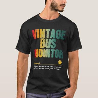 Bus Monitor Appreciation Week Terug naar School 2 T-shirt
