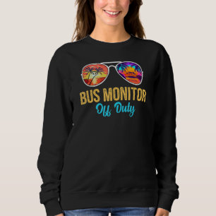 Bus Monitor off Duty Sunbril Palm Tree Trui