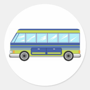 Bus Ronde Sticker