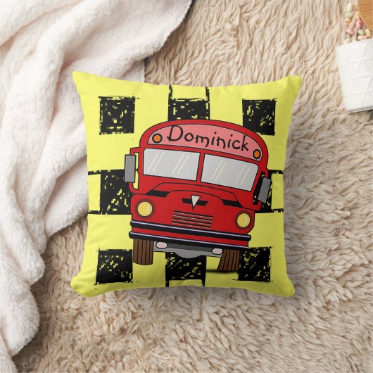 Bus scolaire coussin (Couverture)