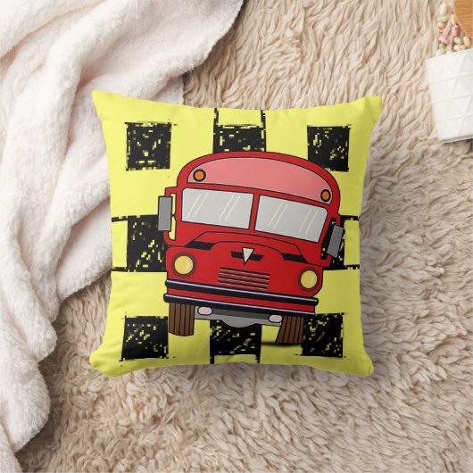 Bus scolaire coussin (Couverture)