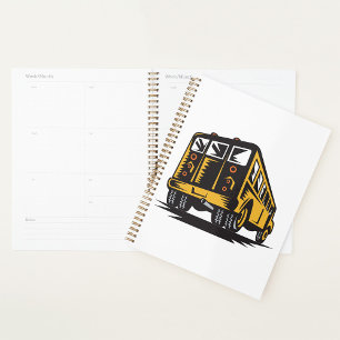Bus scolaire Retro Vintage Jaune