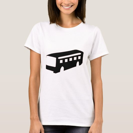 Bus Silhouette T-shirt (Voorkant)