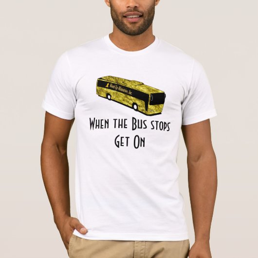 Bus Stop Shirt-Mannen T-shirt (Voorkant)
