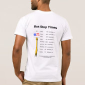 Bus Stop Shirt-Mannen T-shirt (Achterkant)