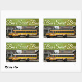 Bus Sweet Bus School Autocollant (Feuille)