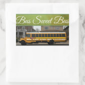 Bus Sweet Bus School Autocollant (Sac)