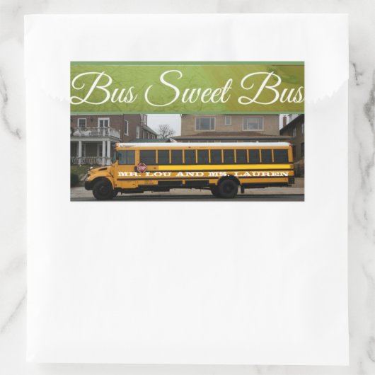 Bus Sweet Bus School Autocollant (Sac)