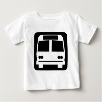 Bus-symbool - zwart
