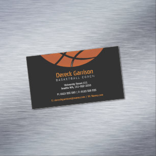 Bus   van het basketbal Sport Magnetisch Visitekaartje