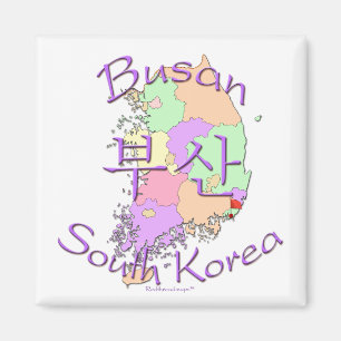 Busan Zuid-Korea Magneet