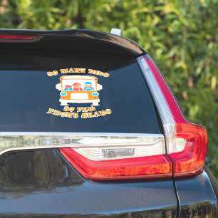 Busbestuurder zo veel Kinderen zo weinig voorstoel Sticker