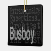 Busboy Extraordinaire Keramisch Ornament (Links)