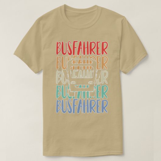 buschauffeur 7 t-shirt (Design voorkant)