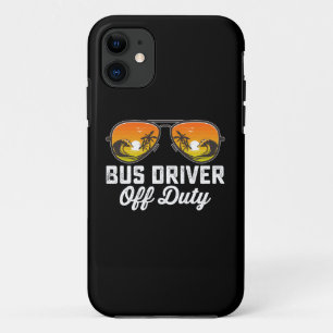 Buschauffeur buiten dienst zonnebril laatste schoo iPhone 11 hoesje