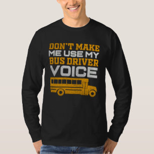buschauffeur  busrijden schoolbus bus rijden t-shirt