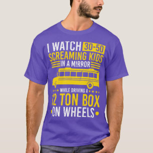 Buschauffeur Funny School Bus T-shirt