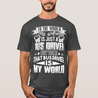 Buschauffeur is mijn wereld t-shirt
