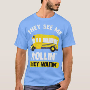 Buschauffeur Omnibus School bus Public Transport 1 T-shirt