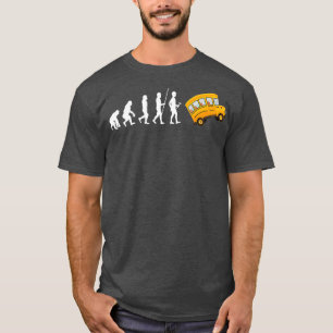 buschauffeur omnibus - schoolbus - openbaar vervoe t-shirt