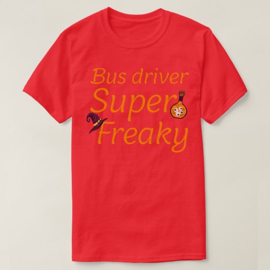 buschauffeur superfreaky t-shirt (Design voorkant)